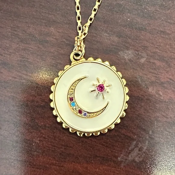 Lucky Brand Gold and Cream Layered Necklace Set - Picture 3 of 5